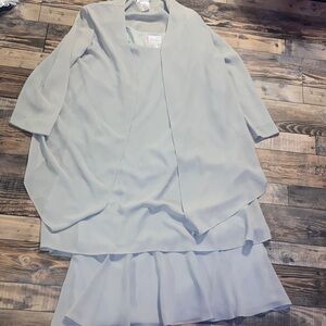 Elegant 2pc cardigan and dress size 16